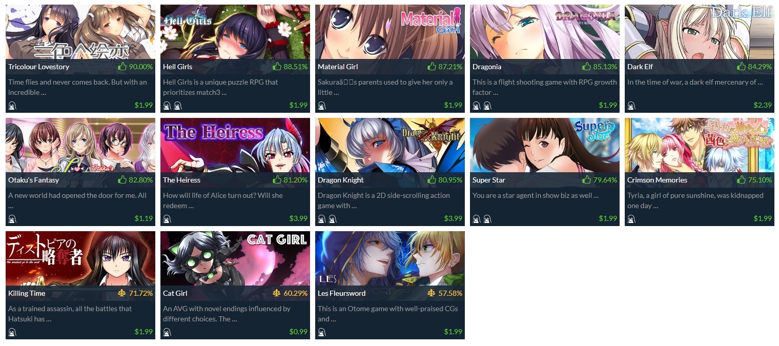 SakuraGame-Steam-Database