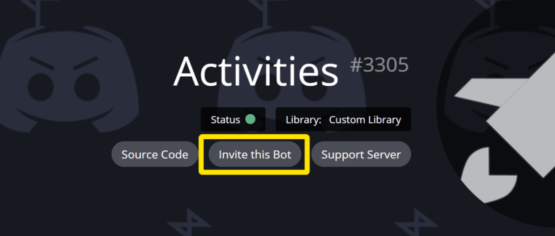 Activities bot